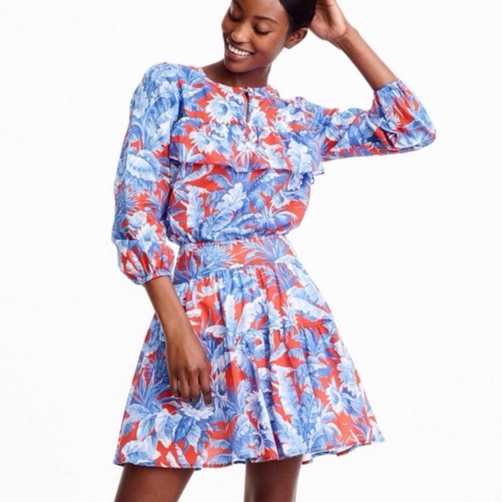 J Crew Floral Blouse